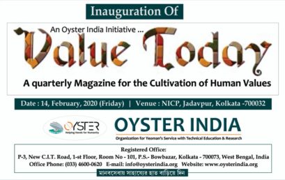 Inauguration of  our Value Today (Magazine) – An Oyster India Initiative (Editor-in-Chief: Dr. Jakir Hossain Laskar | Executive Editor: Payel Bose | Associate Editor: Dhruba Jyoti Das)