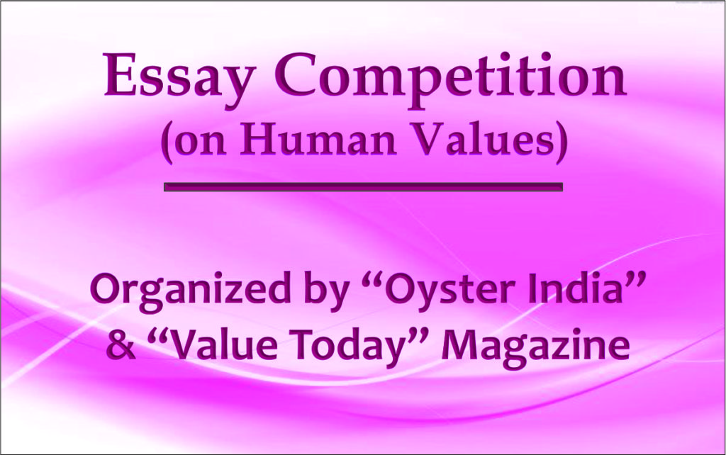 Essay Competition (on Human Values)